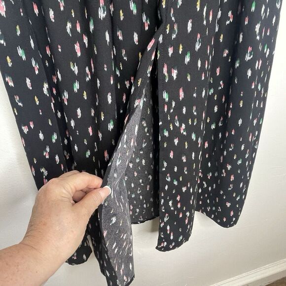 12 Thompson Skirt Y2K Button Down Front With Slit  Multicolor‎ Skirt. SZ L - Picture 5 of 12